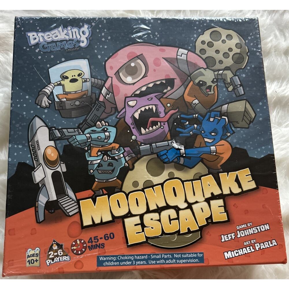 Moonquake Escape Board Game Breaking Games - Sealed Jeff Johnston Michael Parla